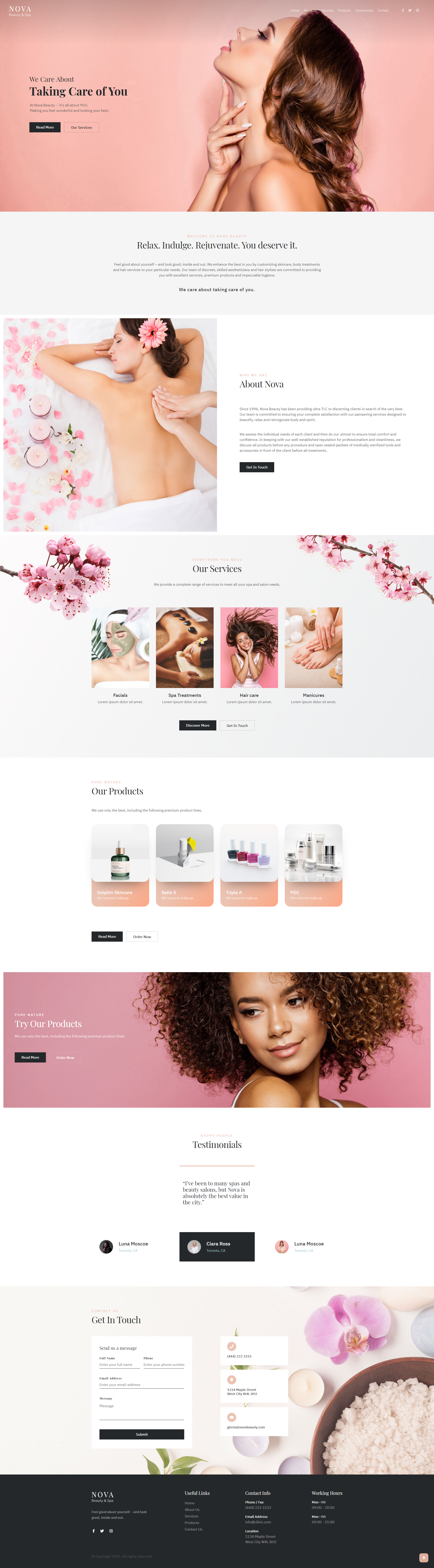 Beauty & Spa Serenity: Elegance & Relaxation






