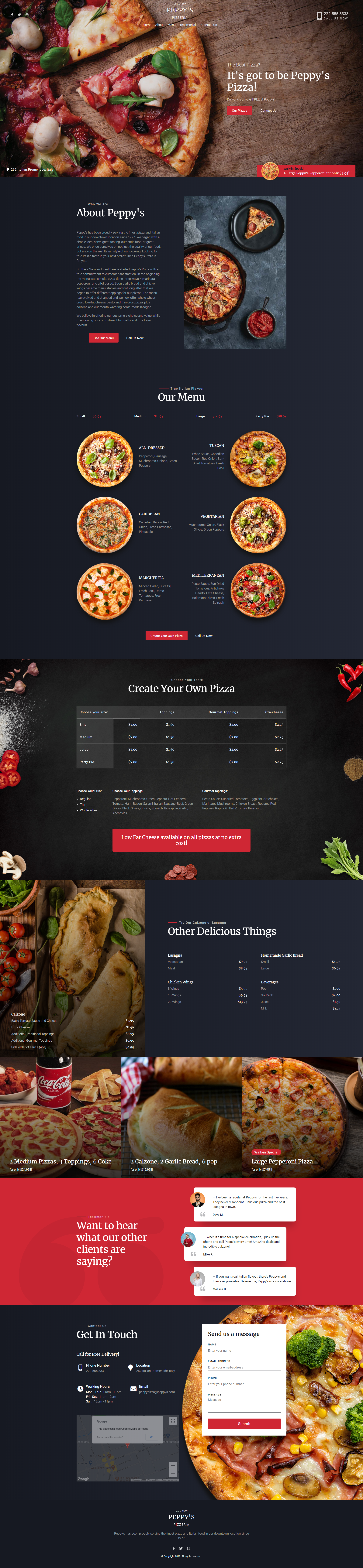 Italian Oven: Artisanal Pizza & Tradition

